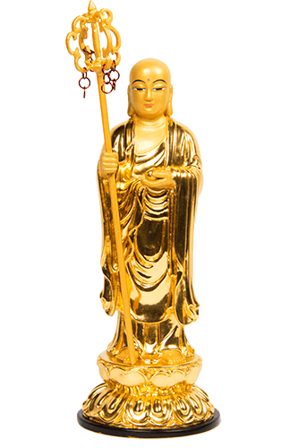 販売価格仏教美術 楠木大型仏像 地藏王菩薩像 供養品 総高86cm A05E01A その他